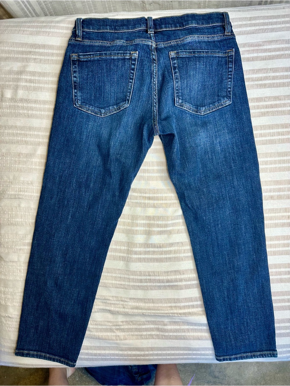 FRAME Le Garçon Crop Distressed Jeans 26 - Picture 4 of 8